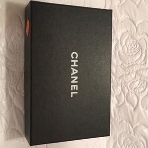 authentic black chanel pouch